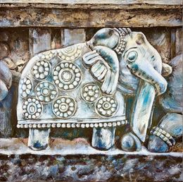 Painting, Hoysala Ceremonial Decorations, AreiRa