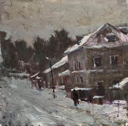 Gemälde, City scene, Volodymyr Pashchenko