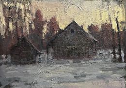 Gemälde, Evening has come, Volodymyr Pashchenko