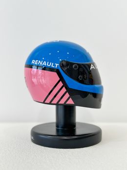 Sculpture, Casque Alpine Renault, Ian Philip