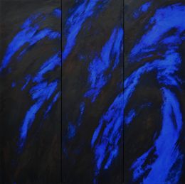 Gemälde, Peurs bleues 14 à 16, Philippe Jacquard