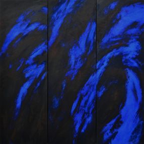 Gemälde, Peurs bleues 14 à 16, Philippe Jacquard