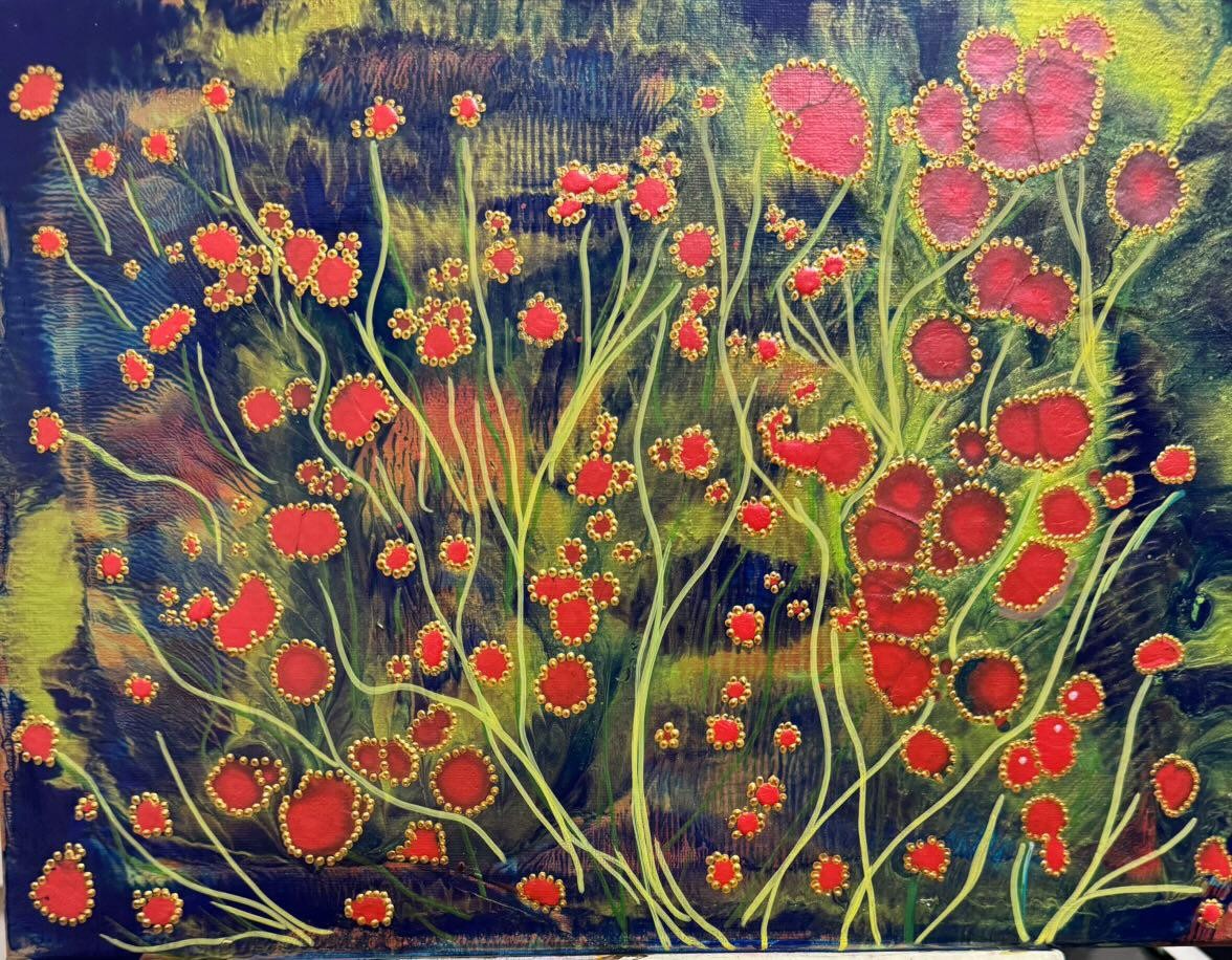 Ayuna Kanatkalieva, Abstract painting Ayuna Kanatkalieva, Abstract painting