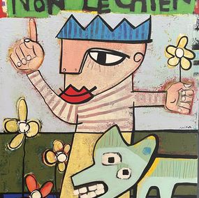 Painting, NON le chien, Mika-1972