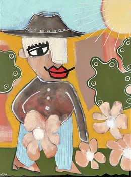 Gemälde, Jolie fleur, Mika-1972