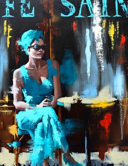 Painting, Café Saint Georges, Sylvie Julkowski-Egard