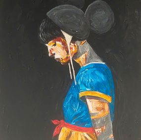 Gemälde, Blanche, Raphaël Federici (ParisSketchCulture)