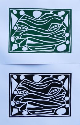 Print, He and she, Karl-Karol Chrobok