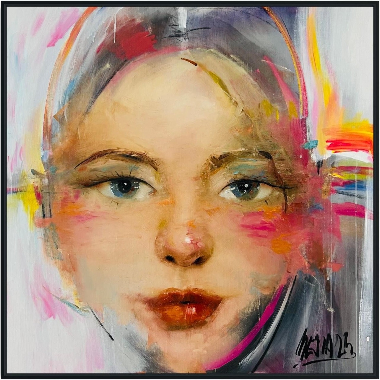 John Mejia, Portrait de femme John Mejia, Portrait de femme