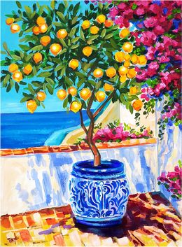 Gemälde, Noon Mediterranean, Trayko Popov
