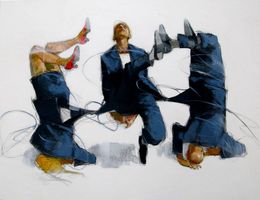 Gemälde, Alternative cancan, Olivier Massebeuf