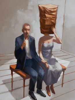 Painting, Hide and seek, Olivier Massebeuf
