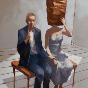 Gemälde, Hide and seek, Olivier Massebeuf