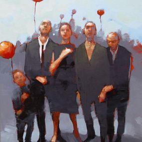 Gemälde, The fair, Olivier Massebeuf