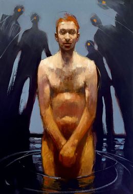 Painting, Nobody blinded me, Olivier Massebeuf