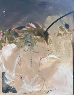 Painting, Série Plage 2, Marie Renaud