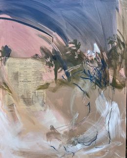 Painting, Serie Plage 1, Marie Renaud