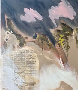 Painting, Serie Plage 4, Marie Renaud