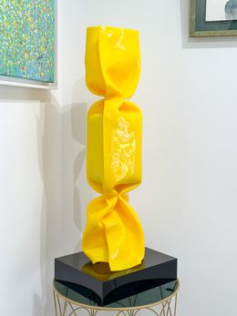 Sculpture, Wrapping Bonbon Jaune, Laurence Jenkell