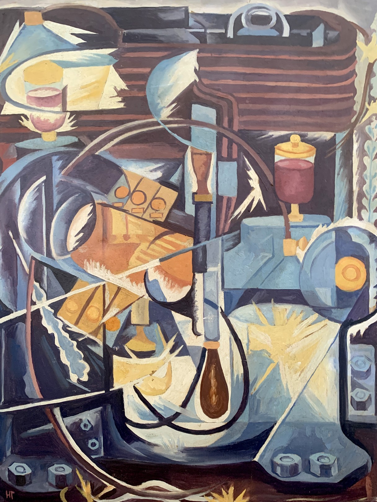 Viktor Konotopsky, Artist's thoughts - (based on Natalia Goncharova) Viktor Konotopsky, Artist's thoughts - (based on Natalia Goncharova)