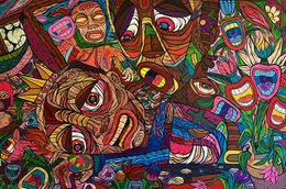 Gemälde, Le cri des fleurs !, Nicolas Denigot