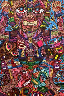 Painting, Guerrier dans l’âme, Nicolas Denigot