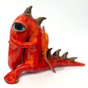 Sculpture, Courageous Dragon, Viktor Zuk