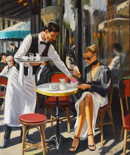 Gemälde, Your order, please!, Serghei Ghetiu