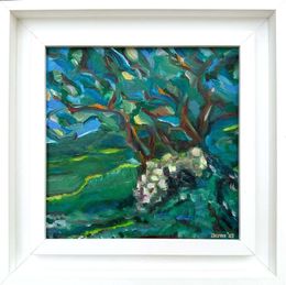 Peinture, Chêne de Bastigales, Bernadette Van Baarsen