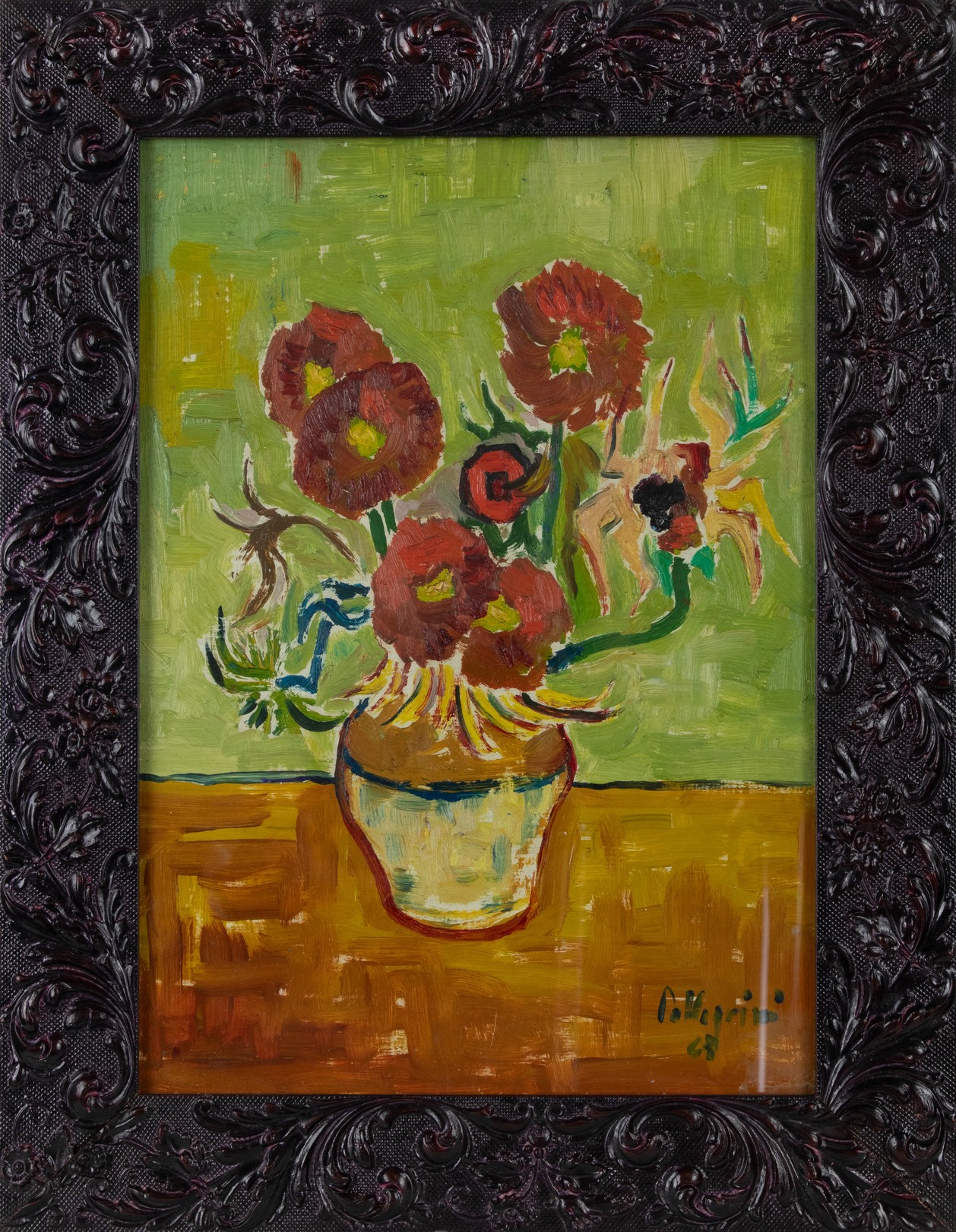 Sirio Pellegrini, Vase of Flowers Sirio Pellegrini, Vase of Flowers