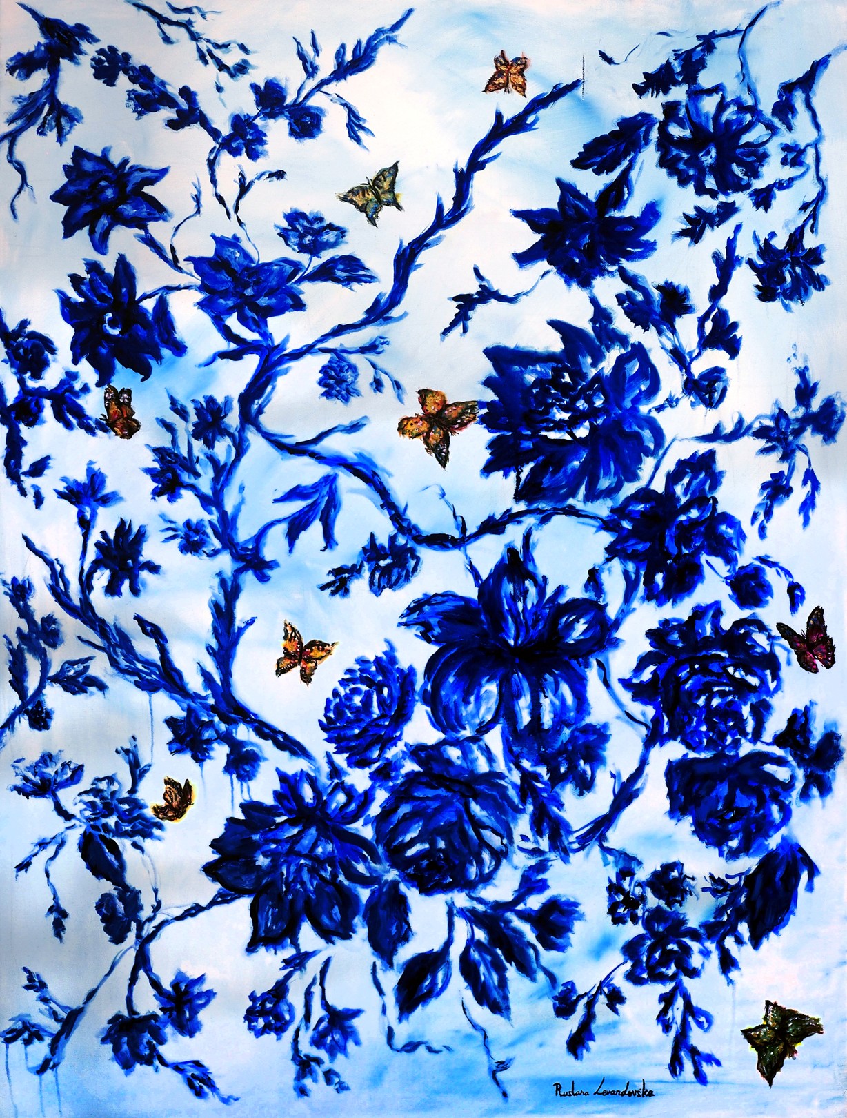 Ruslana Levandovska, The Blue Garden Ruslana Levandovska, The Blue Garden