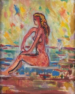 Peinture, Nude, Sirio Pellegrini