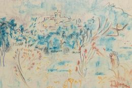 Peinture, Landscape, Sirio Pellegrini