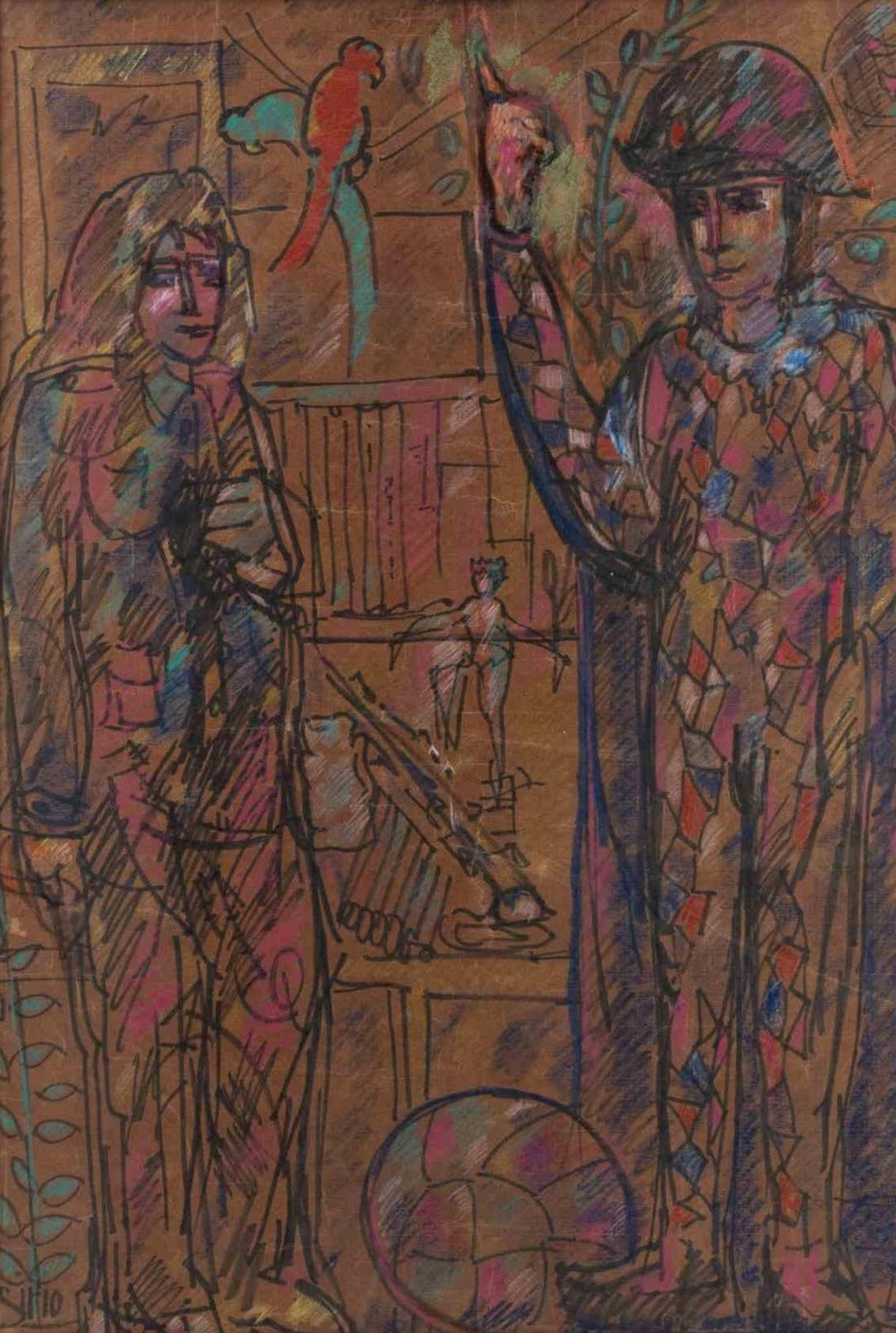 Sirio Pellegrini, Harlequin Sirio Pellegrini, Harlequin