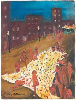 Peinture, The Celebration, Sirio Pellegrini