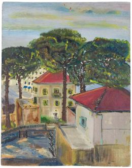 Peinture, Urban Landscape, Sirio Pellegrini