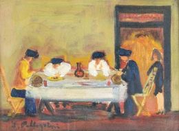 Gemälde, In the Tavern, Sirio Pellegrini