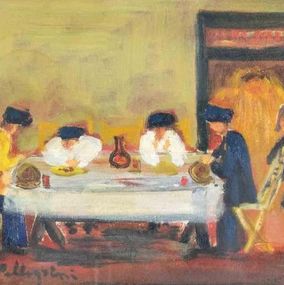 Peinture, In the Tavern, Sirio Pellegrini