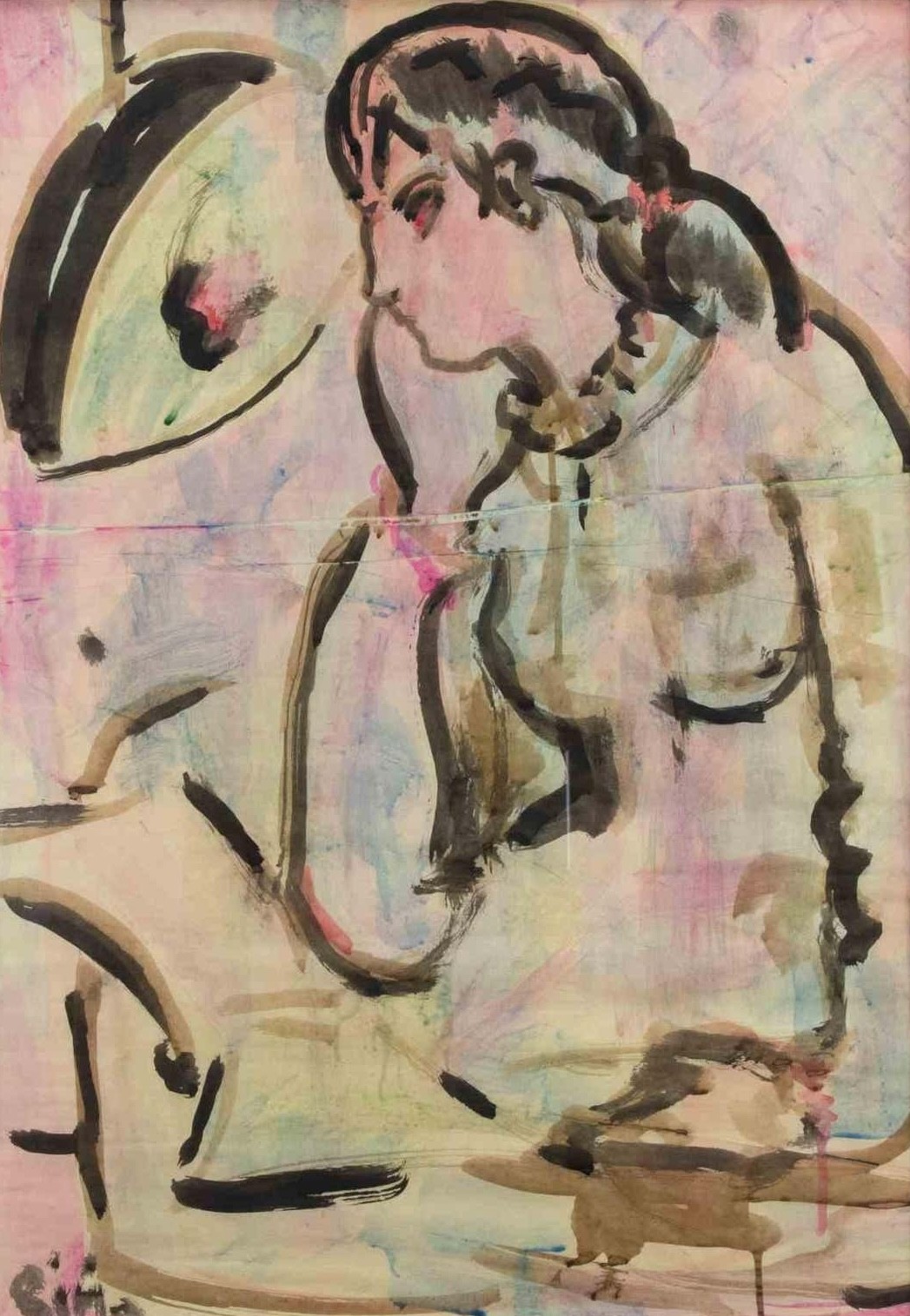 Sirio Pellegrini, Pensive Nude Sirio Pellegrini, Pensive Nude