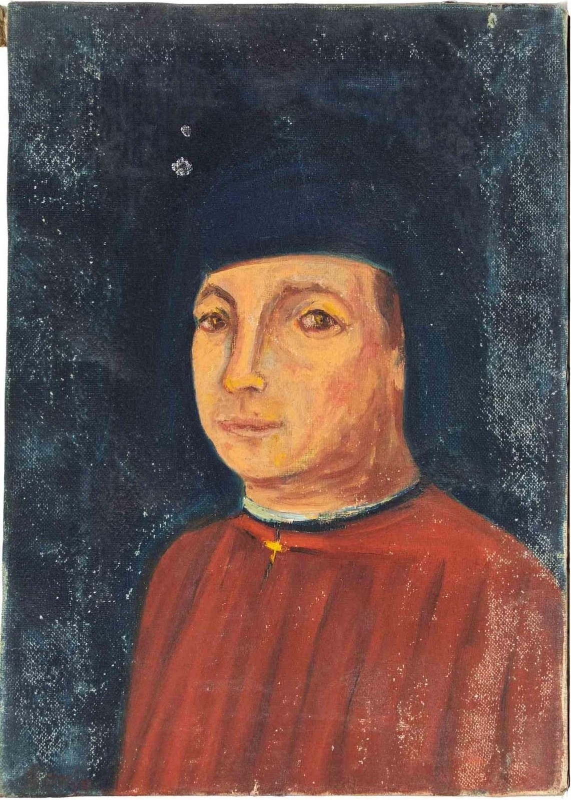 Sirio Pellegrini, Self Portrait After Antonello da Messina Sirio Pellegrini, Self Portrait After Antonello da Messina