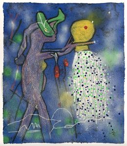 Print, La Dulce Aqua Vita, Roberto Matta