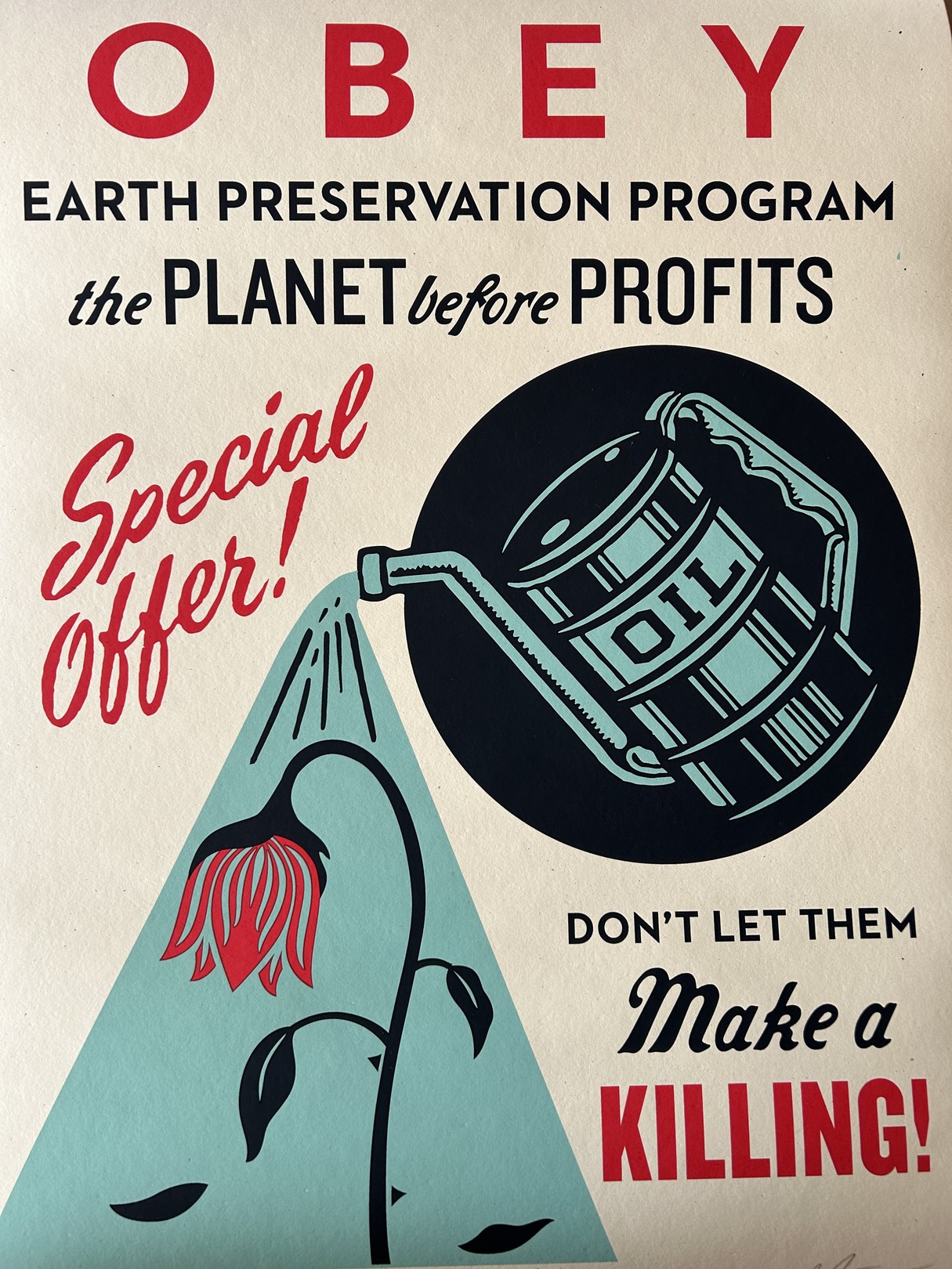 Shepard Fairey (Obey), Earth Preservation Shepard Fairey (Obey), Earth Preservation