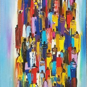 Painting, Moving Forward 1, Paul Akiiki