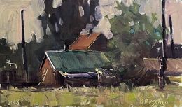 Painting, Study in the village, Volodymyr Pashchenko
