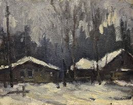 Painting, White Night, Volodymyr Pashchenko
