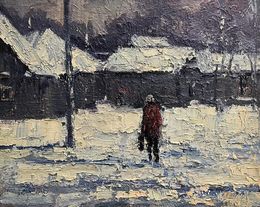 Gemälde, Returning home, Volodymyr Pashchenko