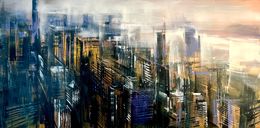 Painting, NYC, matinée brouillard, Bianca Prettau