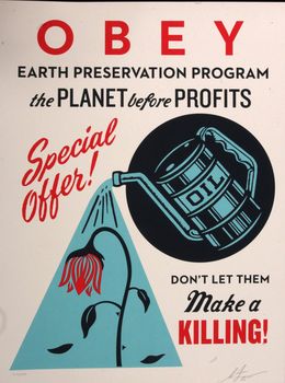 Drucke, Earth Preservation, Shepard Fairey (Obey)
