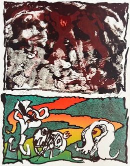 Print, Vulcanologies II, Pierre Alechinsky