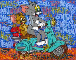 Gemälde, Vespa yeah, Rico Sab
